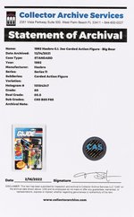 G.I. JOE - BIG BEAR SERIES 11/12 BACK FIGURE CAS 80.