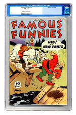 FAMOUS FUNNIES #143 JUNE 1946 CGC 9.4 CREAM TO OFF-WHITE PAGES.