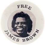 FREE JAMES BROWN RARE PORTRAIT BUTTON.