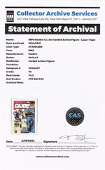 G.I. JOE - LASER-VIPER SERIES 9/34 BACK FIGURE CAS 70.