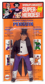 PENGUIN MEGO FIGURE ON RARE KRESGE CARD.