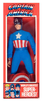 CAPTAIN AMERICA MEGO BOXED FIGURE.