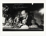 RAY HARRYHAUSEN SIGNED PHOTO (PORTRAIT).