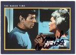 STAR TREK - NURSE CHAPEL ACTRESS MAJEL BARRETT SIGNED TRADING CARD.