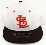 RICK FERRELL (HOF) SIGNED ST. LOUIS BROWNS BASEBALL CAP.