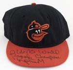 BROOKS ROBINSON (HOF) SIGNED BALTIMORE ORIOLES BASEBALL CAP.