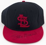 STAN MUSIAL (HOF) SIGNED ST. LOUIS CARDINALS BASEBALL CAP.