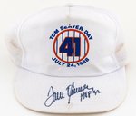 TOM SEAVER (HOF) SIGNED TOM SEAVER DAY BASEBALL CAP.