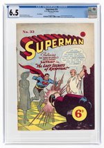 SUPERMAN #74 ND CGC 6.5 FINE+ (UK EDITION).