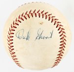 DICK GROAT SINGLE-SIGNED BASEBALL.