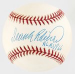 FRANK ROBINSON (HOF) SINGLE-SIGNED BASEBALL.