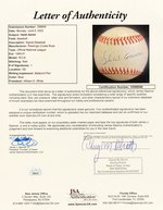 HANK AARON (HOF) SINGLE-SIGNED BASEBALL.