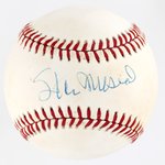 STAN MUSIAL (HOF) SINGLE-SIGNED BASEBALL.