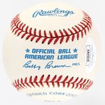 WHITEY FORD (HOF) SINGLE-SIGNED BASEBALL.