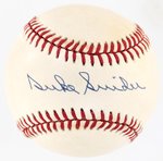 DUKE SNIDER (HOF) SINGLE-SIGNED BASEBALL.