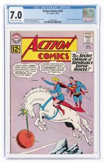 ACTION COMICS #293 OCTOBER 1962 CGC 7.0 FINE/VF (ORIGIN COMET THE SUPER-HORSE).