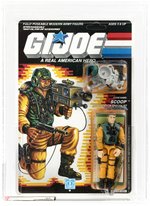 G.I. JOE (1989) - SCOOP SERIES 8/34 BACK AFA 85 NM+.