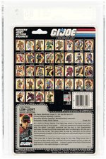 G.I. JOE (1986) - LOW-LIGHT SERIES 5/36 BACK AFA 85 NM+.