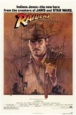 INDIANA JONES - RAIDERS OF THE LOST ARK ONE-SHEET MOVIE POSTER.