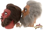 DON POST STUDIOS "UNIVERSAL STUDIOS MONSTERS" MR. HYDE & MAD DOCTOR LATEX MASK PAIR.