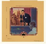 BIG BANDS: SENTIMENTAL GENTLEMAN - TOMMY DORSEY AND HIS ORCHESTRA LP COVER ORIGINAL ART BY RICHARD WALDREP.