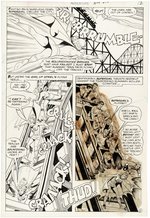 ADVENTURE COMICS #396 COMIC BOOK PAGE ORIGINAL ART BY KURT SCHAFFENBERGER.