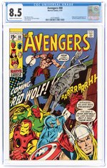 AVENGERS #80 SEPTEMBER 1970 CGC 8.5 VF+ (FIRST RED WOLF).