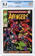 AVENGERS ANNUAL #2 SEPTEMBER 1968 CGC 8.5 VF+ FIRST SCARLET CENTURION).