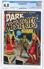 DARK MYSTERIES #10 FEBRUARY 1953 CGC 4.0 VG.