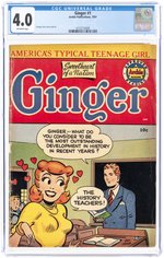 GINGER #1 1951 CGC 4.0 VG.