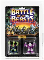 BATTLE BEASTS (1987) - TRIPLE THREAT SNAKE & KILLER CARP SERIES 1 AFA 80+ NM.