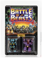 BATTLE BEASTS (1987) - BIGHORN SHEEP & BLOODTHIRSTY BISON SERIES 1 AFA 80 NM.