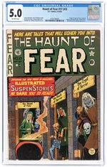 HAUNT OF FEAR #17 (#3) SEPTEMBER-OCTOBER 1953 CGC 5.0 VG/FINE.