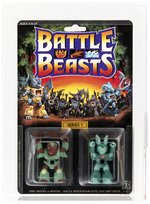 BATTLE BEASTS (1987) - DANGER DOG & HARE RAZING RABBIT SERIES 1 AFA 80 NM.