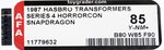 TRANSFORMERS (1987) - SERIES 4 HORRORCON - SNAPDRAGON AFA 85 Y-NM+.