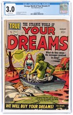 STRANGE WORLD OF YOUR DREAMS #1 AUGUST 1952 CGC 3.0 GOOD/VG.