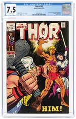 THOR #165 JUNE 1969 CGC 7.5 VF- (FIRST FULL HIM/ADAM WARLOCK).