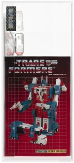 TRANSFORMERS (1986) - SERIES 3 ULTRA MAGNUS AFA UNICIRCULATED U90 NM+/MINT (RUBBER TIRES, PAINTED FACE).