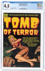 TOMB OF TERROR #7 JANUARY 1953 CGC 4.5 VG+ (DOUBLE COVER).