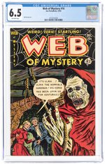 WEB OF MYSTERY #16 DECEMBER 1952 CGC 6.5 FINE+.