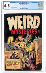 WEIRD MYSTERIES #11 JULY 1954 CGC 4.5 VG+.