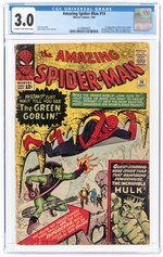 AMAZING SPIDER-MAN #14 JULY 1964 CGC 3.0 GOOD/VG (FIRST GREEN GOBLIN).