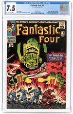 FANTASTIC FOUR #49 APRIL 1966 CGC 7.5 VF- (FIRST FULL GALACTUS).