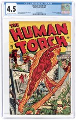 HUMAN TORCH #20 FALL 1945 CGC 4.5 VG+.