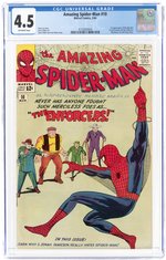 AMAZING SPIDER-MAN #10 MARCH 1964 CGC 4.5 VG+ (FIRST BIG MAN & THE ENFORCERS).