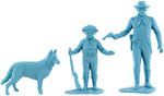 MARX ARCHIVES FILE COPY FORT APACHE WITH FAMOUS AMERICANS (COMPLETE WITH RIN TIN TIN FIGURES) PLAYSET IN BOX.