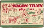 MARX ARCHIVES FILE COPY OFFICIAL WAGON TRAIN PLAYSET #4805 IN BOX.