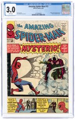 AMAZING SPIDER-MAN #13 JUNE 1964 CGC 3.0 GOOD/VG (FIRST MYSTERIO).