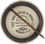 HARDING & COOLIDGE 1920 REPUBLICAN CAMPAIGN JUGATE BUTTON HAKE #26.