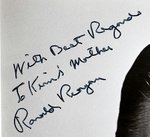 RONALD REAGAN INSCRIBED AND SIGNED PHOTO.